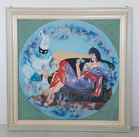 Quadro originale LUCI PAS 100x100 con certificato