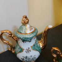 Set vintage Bavaria con decorazioni in oro 