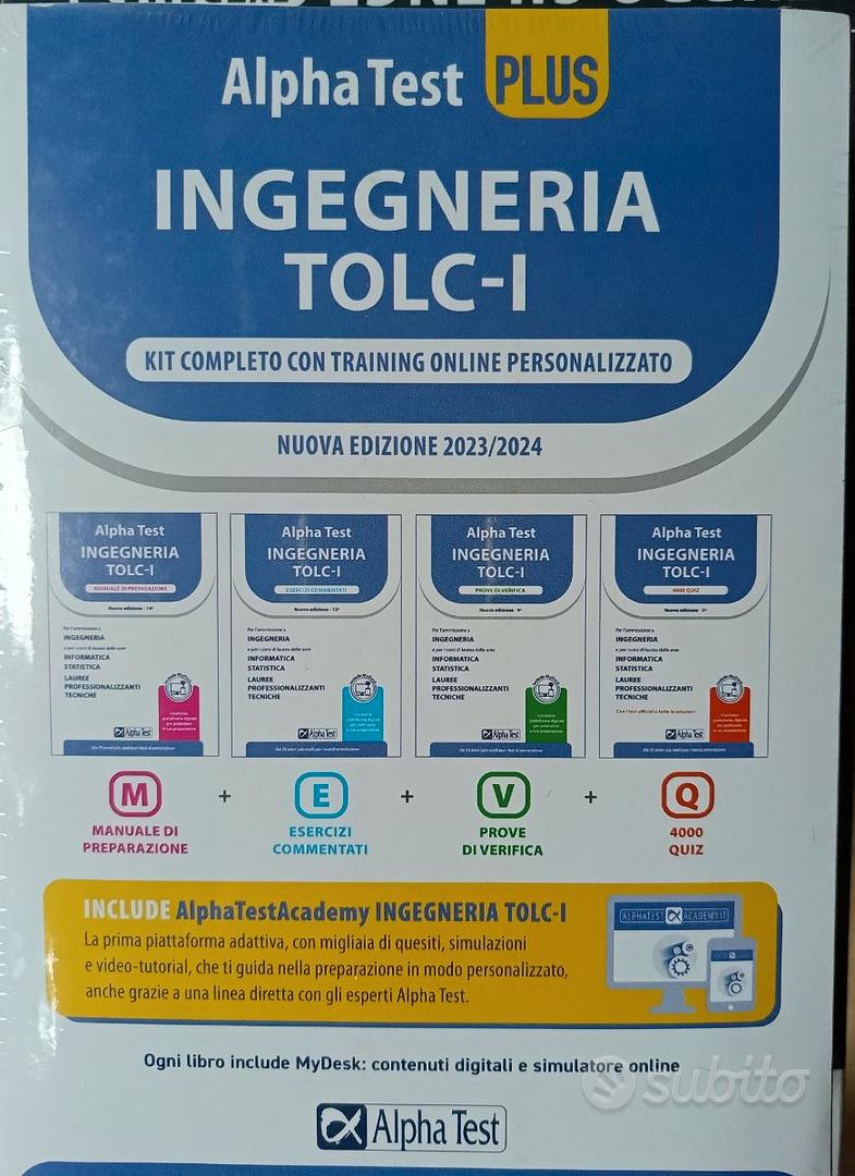 Alpha Test Plus Ingegneria Tolc I - Libri e Riviste In vendita a Milano