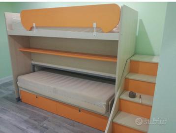 CAMERETTA bimbo completa LETTO A CASTELLO
