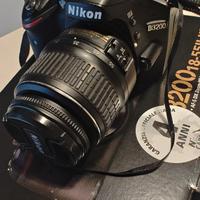 Nikon reflex d3200 obiettivo 18-55 dx II kit 