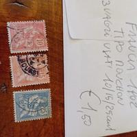 Francobolli francesi fine 800
