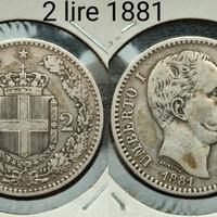 2 lire 1881