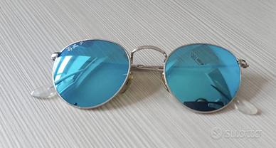 occhiali sole Ray-Ban taglia S round metal
