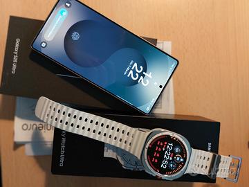Samsung Galaxy S25 Ultra 512 e Galaxy Watch Ultra
