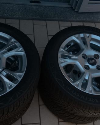 CERCHI 15 PNEUMATICI INVERNALI FORD FIESTA MK7.5