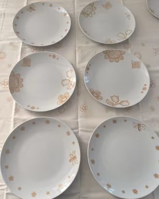 6 PIATTI PIANI THUN NUOVI collezione CONAD