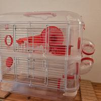 gabbia per criceto completa di accessori