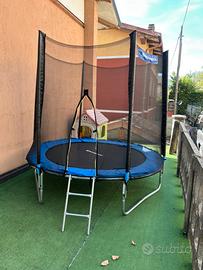 Trampolino elastico da giardino