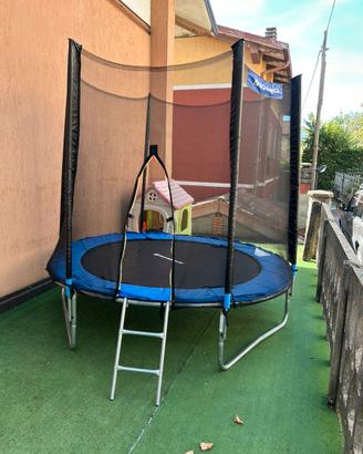 Trampolino elastico da giardino