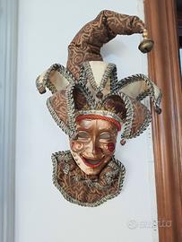 maschera ceramica e stoffa 