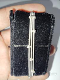 Braccialetto Marco Bicego in oro bianco e diamanti