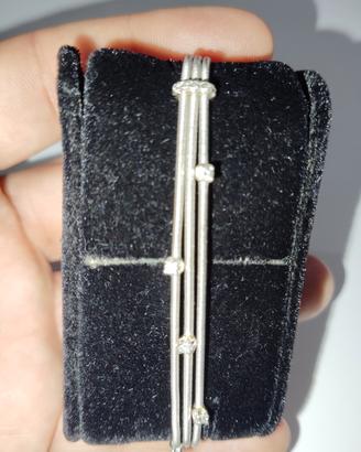 Braccialetto Marco Bicego in oro bianco e diamanti
