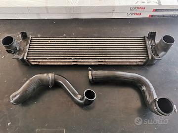 Intercooler Freelander 2 con tubi manicotti