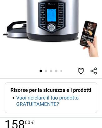 Pentola pressione elettrica cracco