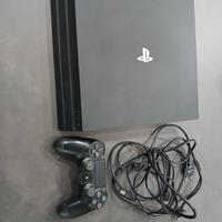 ps4 pro 1tb nera con controller.