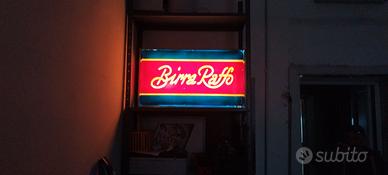 Insegna luminosa Birra Raffo