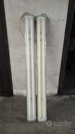 Plafoniera neon per garage / cantina