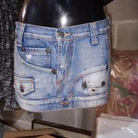 minigonna jeans 