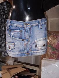 minigonna jeans 
