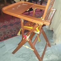 Seggiolone Foppa Pedretti legno ciliegio 