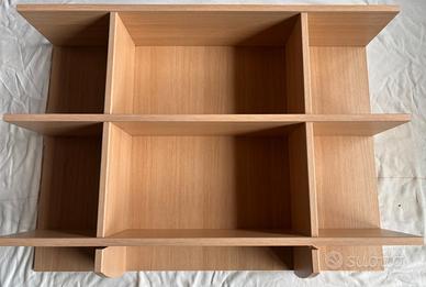 Libreria o espositore in legno 1x1.20