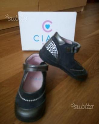 Ballerine Ciao bimbi n.22 grigio nappa