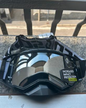 Maschera cross Scott Prospect nuova lente cromata