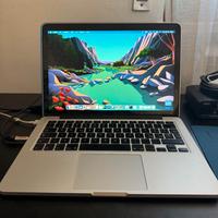 MacBook Pro 11, 13" Schermo Retina 8 Gb di ram