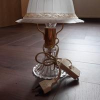 Abat jour vintage con lampadina cm18 x 24
