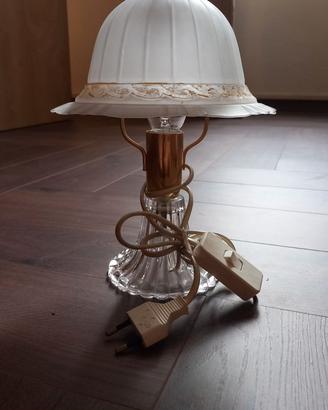 Abat jour vintage con lampadina cm18 x 24