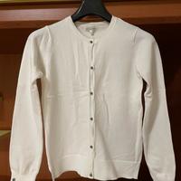 Camicia Bianca Bambina 11-12 Anni Cotone