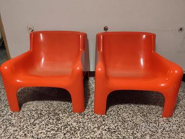 Carlo Bartoli. Coppia di poltrone .anni 60