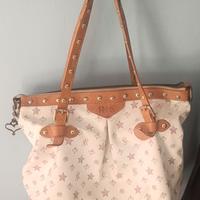 Borsa donna con fantasia stelle e cuori