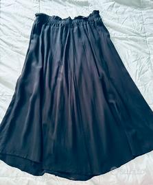 Gonna longuette nera estiva Tezenis