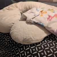 Cuscino allattamento in pula di farro Merrymama