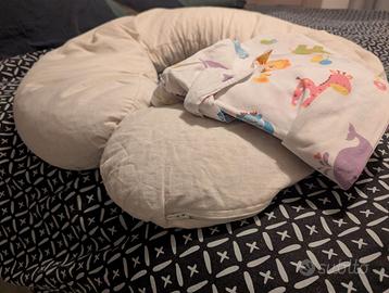 Cuscino allattamento in pula di farro Merrymama