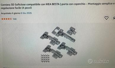 Cerniere Ikea X mobiletto
