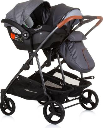 passeggino trio gemellare