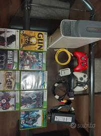 Xbox 360 bianca + giochi (prezzo trattabile)