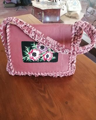 borsa in pelle pezzo unico
