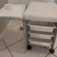 Carrello estetica, pedicure e manicure