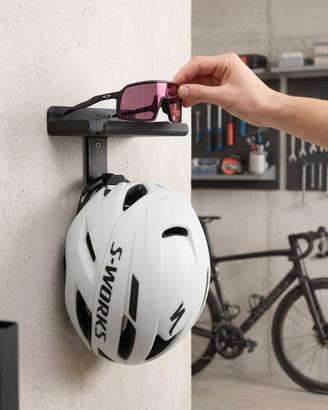 Supporto Parete Casco e Occhiali Ciclismo Bici BDC