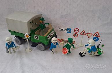 Playmobil 3155 camion e moto polizia