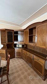 Credenza soggiorno classica in legno componibile