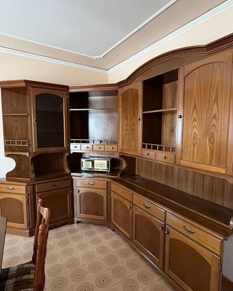 Credenza soggiorno classica in legno componibile