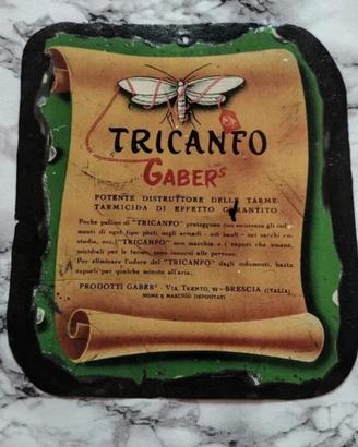 Targhetta Tricanfo Gabers anni '30