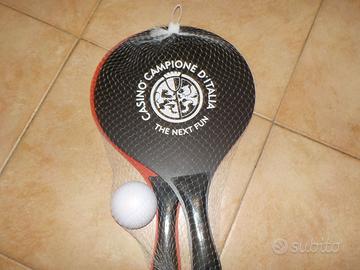 Racchette tennis Casino di Campione con pallina