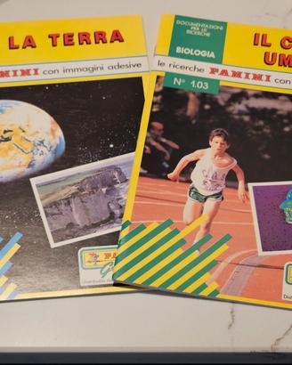 2 Album didattici Vintage Panini Green Line