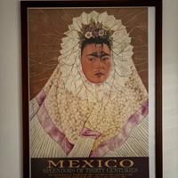 Stampa Frida Kahlo Mexico 107x77 cm